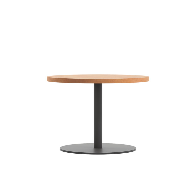 Eitelbert Pedestal Coffee Table, Pink, H*43cm x W*60cm x D*60cm