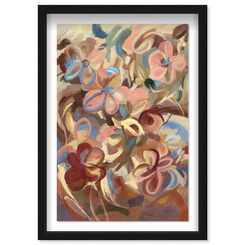Moving Eden Print by Oliver Gal, 37.5"H x 25.5"W, Black Shadowbox