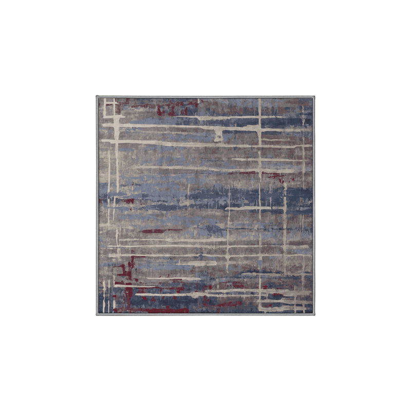 Machine Washable Purple Area Rug