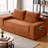 2-Seats Convertible Floor Sofa Bed With Storage Pocket, 3D Folding Mattress Sofa-1638066223-1632083677