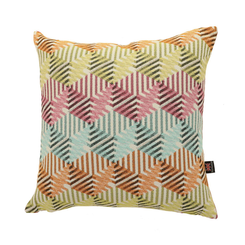 Braid Geometric Square Cushion, Small
