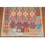 Tapis géométrique Kilim 7 x 9
