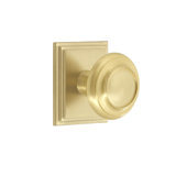 Grandeur Concealed Screw Mechanism Circle Knob with Square Rosette