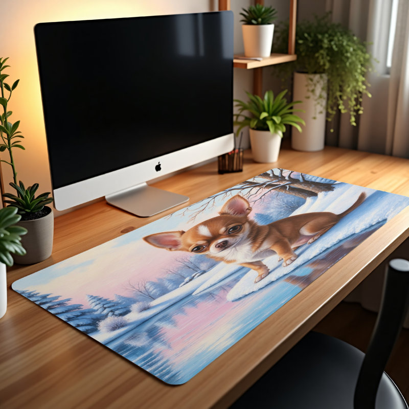 Polyester Desk Pad, 23.6x13.8