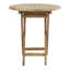 Round Teak Folding Outdoor Bistro Table , 70cm cm W 70cm cm D