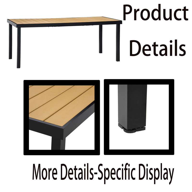 Woodsburgh Metal Dining Table