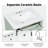 24" Single Vanity With Ceramic Sink, Drawers, Adjustable Inner Shelf And Rack-769685015-769685001
