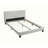 1pc  Bed Beautiful  Polyfiber Vertical Tufted HB Platform Bedframe-1169107468-1169107467