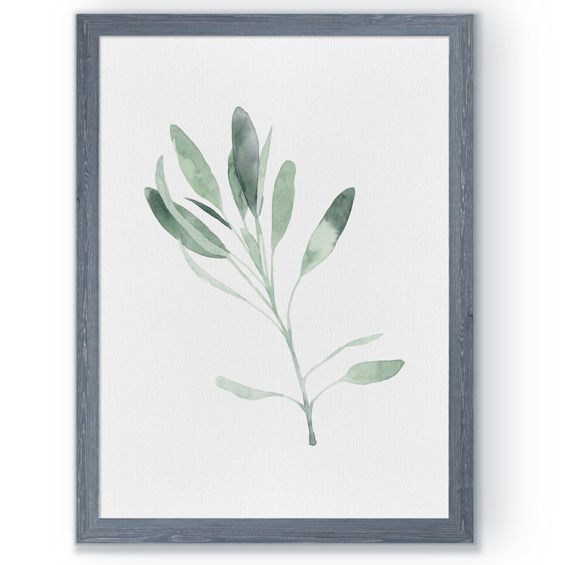 « simple sage ii » par paul cezanne-cadre photo, reproduction d’art, H 22 po x l 30 po x P 1 po, Cadre de toile gris
