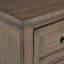Ensemble de chambre à coucher en bois avec commode 5 pièces Gurkamal, brun moka-824702809