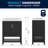 Ajmer 30'' Free-standing Single Bathroom Vanity with Undermount Sink and Open Storage Shelf-1412929637-1412929636