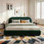Lit moelleux en velours-129025326-129025324