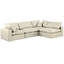 Canapé modulaire réversible de 120 po en similicuir-87141390