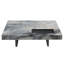 Stylish Marble Coffee Table With Sunken Storage Tray