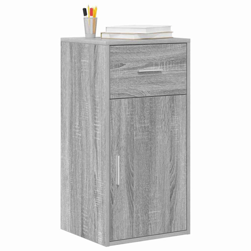 Sideboard 38 X 34.5 X 75 Cm Engineered Wood, Grey Sonoma