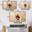 Vinyle Vino I - ensemble d'art sur toile vin-107740927-107740926