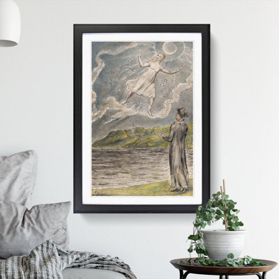 The Wandering Moon by William Blake - Picture Frame Painting