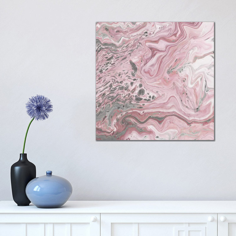 Blush Minerals II by Jarman Fagalde - Wrapped Canvas Painting, 45.72 cm H x 45.72 cm W x 1.91 cm D