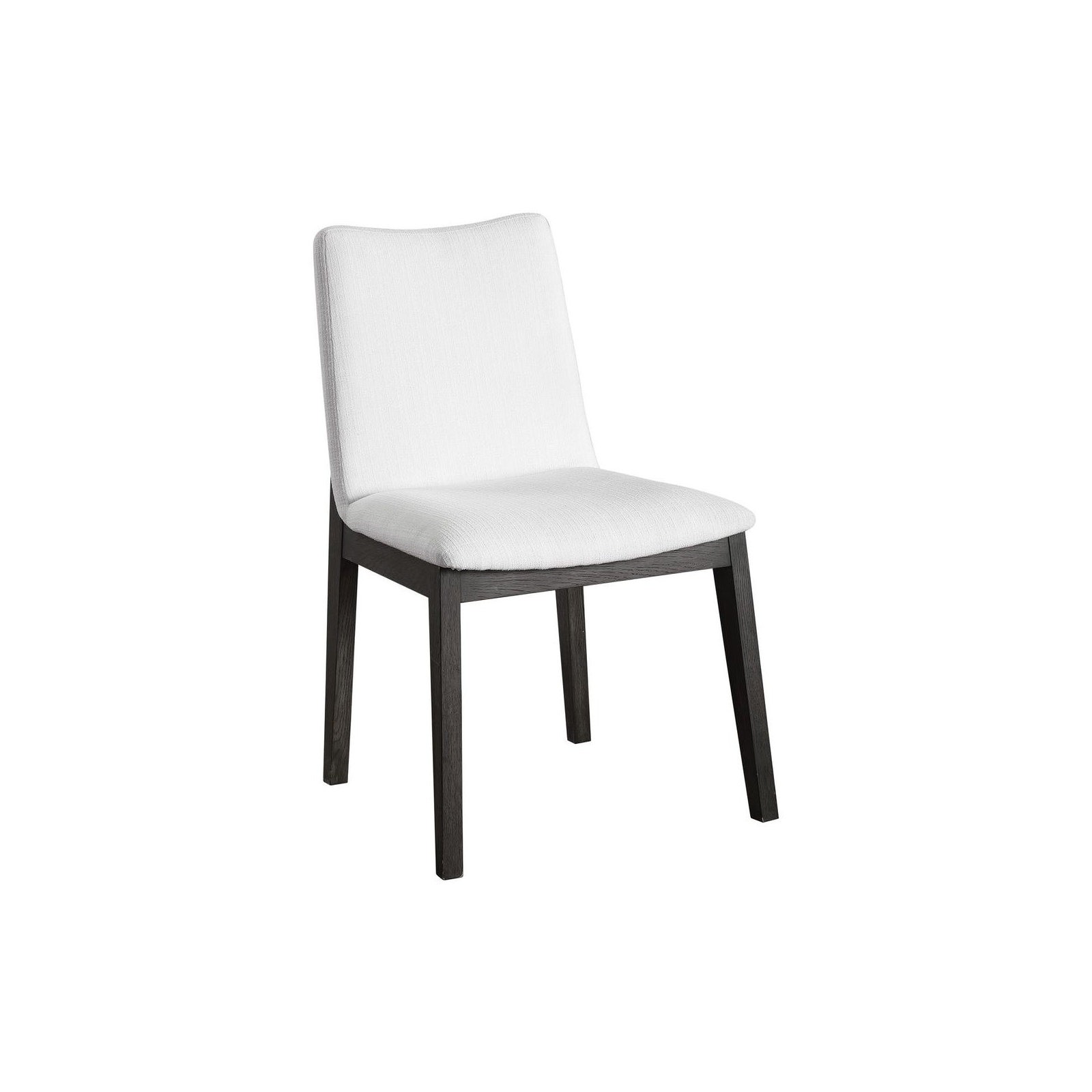 Beth Upholstered Side Chair in White