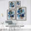Misty Blue II Framed Print - Solid Wood-311543232
