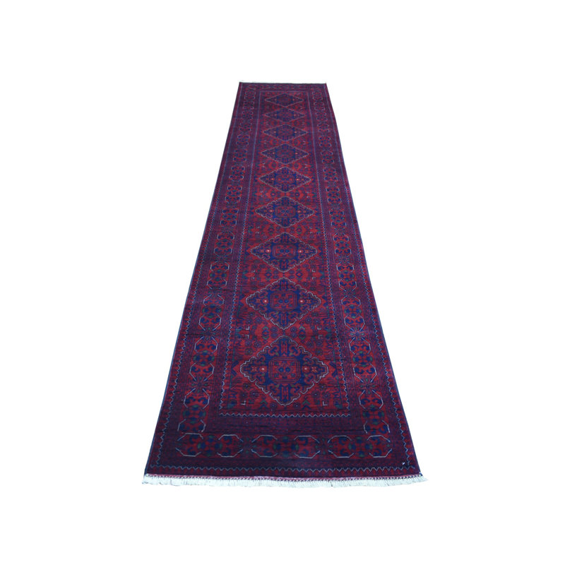 Tapis noué à la main 2 pi 8 po x 13 pi 1 po Khamyab