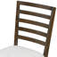 Ensemble de salle à manger rétro 5 pièces avec table ronde extensible et quatre chaises rembourrées élégantes, rallonge de 16 po, abat-jour en noyer