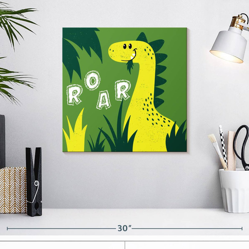 Ashelle, mignon dinosaure rugissant, H 16 po x l 16 po