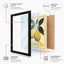 Lemon Study Botanical - Framed Print-862212116-862212107