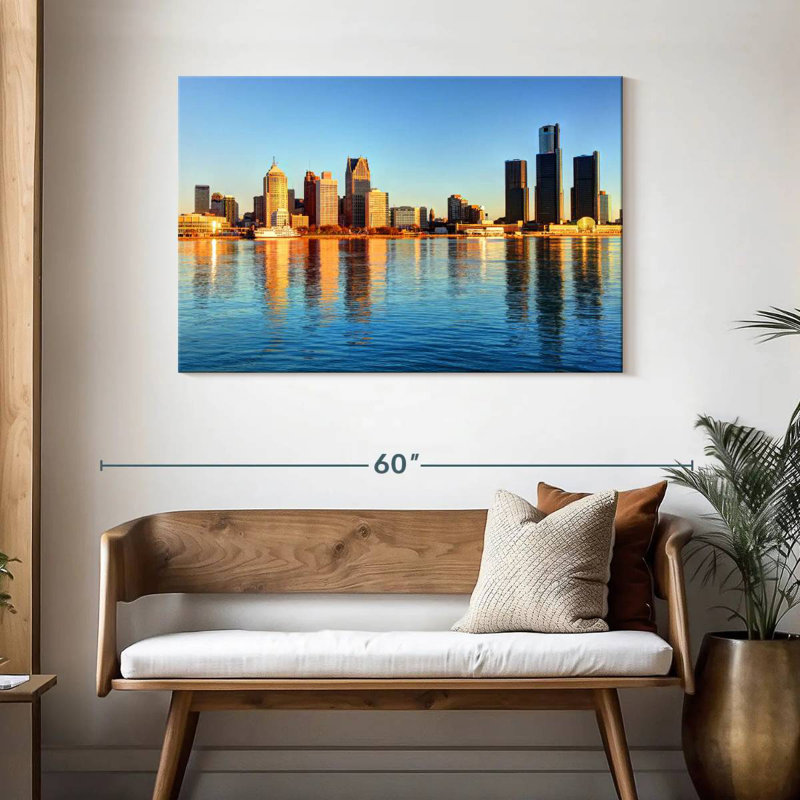 Ravi, Détroit, front de mer, horizon, H 30 po x l 45 po