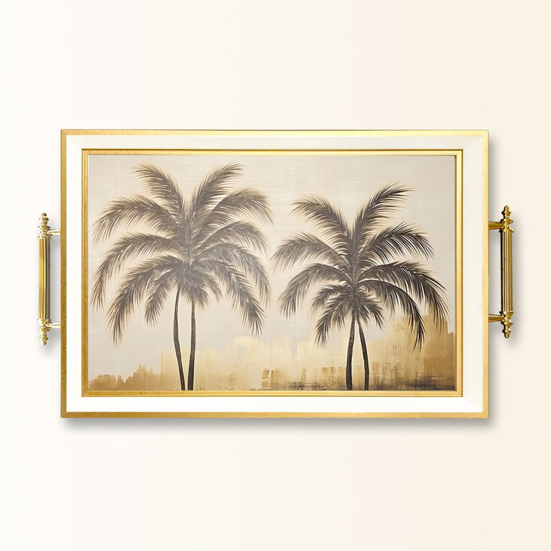 Elegant Glass Tray, 19.7 x 11.4 x 1.4 inches | 100% Durable Glass Construction | Easy to Clean with Damp Cloth | Ideal for Serving, Decorative Display, and Organizing | Stylish Addition to Home Décor