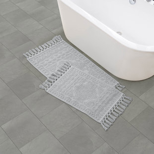 French Connection Dekker 100% Cotton Bath Rug Set (Set of 2)