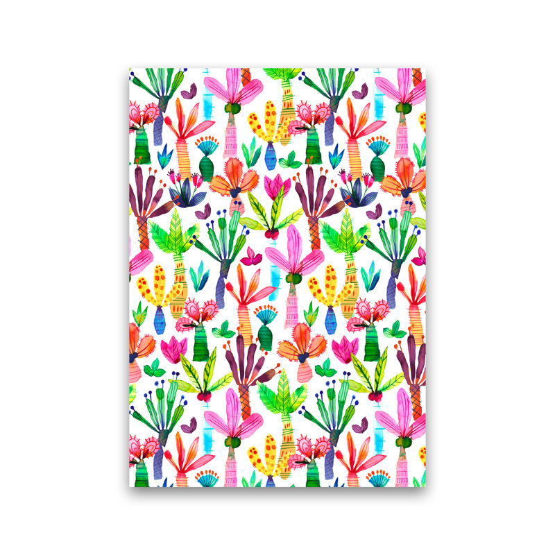 Palms Kids Garden - Print, No Framed, 59cm H x 42cm W x 1cm D