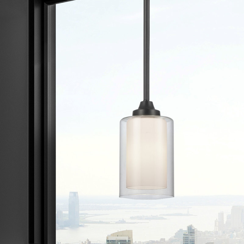 Luminaire suspendu cylindrique à 1 lumière Elenoa