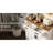 Kitchen Buffet Cabinet White Modern Design - 2 Doors And Drawers Sideboard Storage For Living Room, Dining Bathroom Holds Seasoner More With Fits Spare Paper-593866428