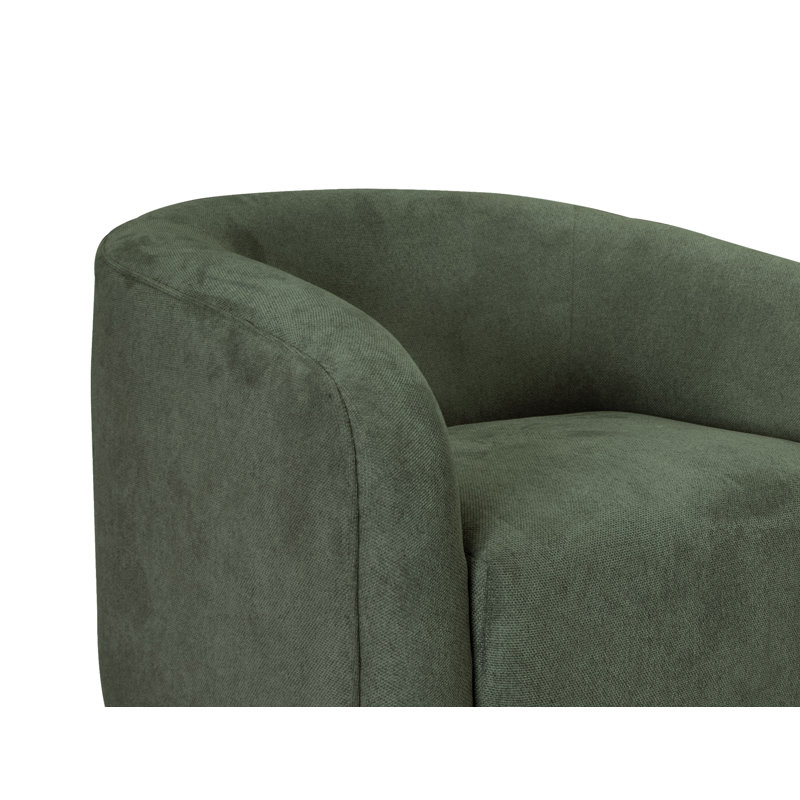 Suomi Upholstered 88'' Sofa, Suomi Olive Polyester