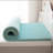 2" Reversible Gel Memory Foam Mattress Topper with bonus breathable cover-96346537