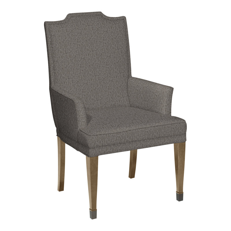 Travis By Michael Weiss Upholstered Arm Chair, Tommy Flax, Hampton, No