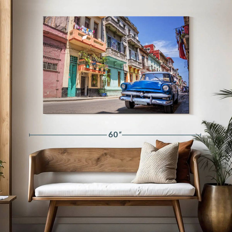Voiture cubaine rétro Mehar, H 34 po x l 51 po