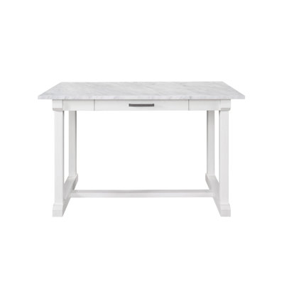 Bilbrook Stone Top Solid Wood Base Dining Table