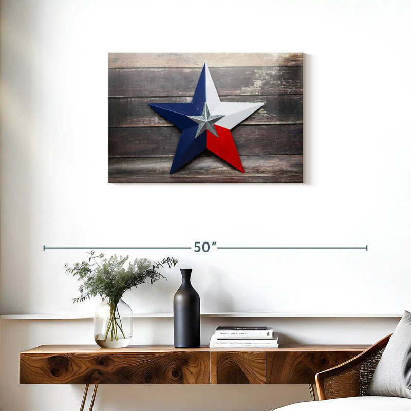 Sebbie Texas Lone Star, 20" H x 30" W