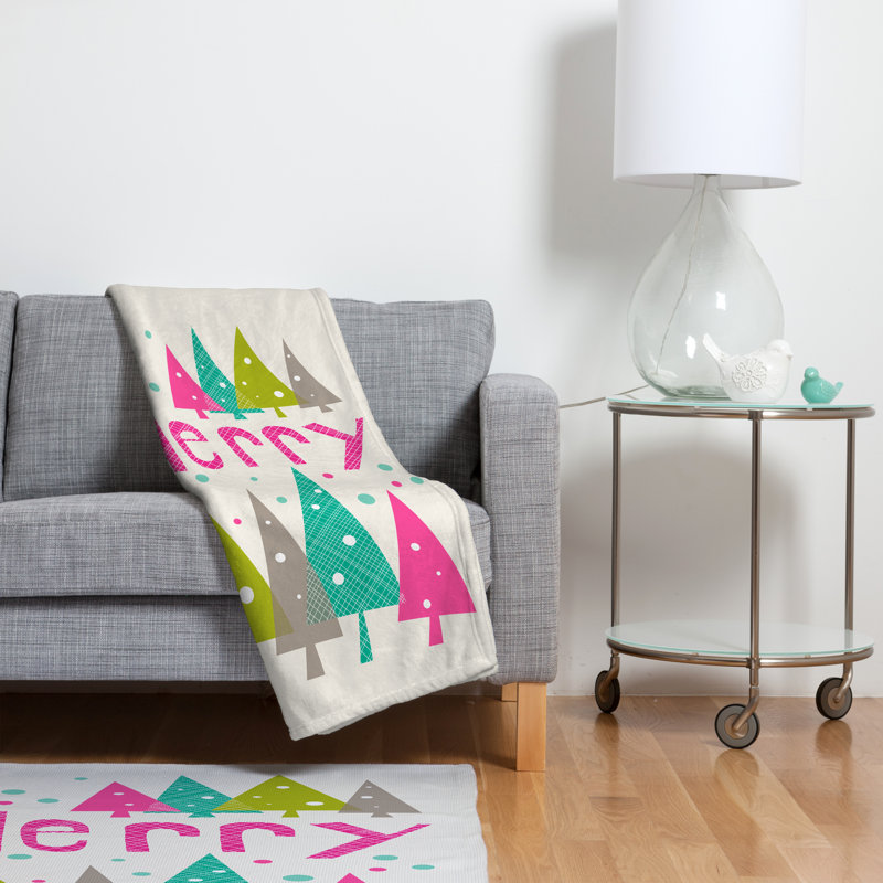 Heather Dutton Hand Woven Throw Blanket, 60" L x 50" W