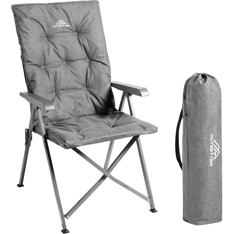 Folding Camping Chair, Black