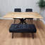 Wood Dining Set with Velvet Chairs Velvet Bench-2016181340-2016181314