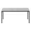 Table basse contemporaine contemporaine en métal gris, parfaite pour les petits salons et les décors modernes.-699199388-699199389
