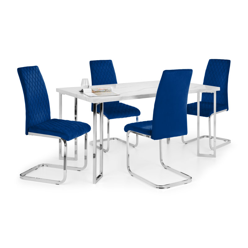 Savana 4 - Person Dining Set, Blue