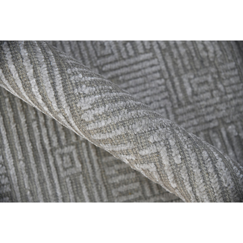 Halesite Geometric Indoor Rug, Rectangle 9' x 12'