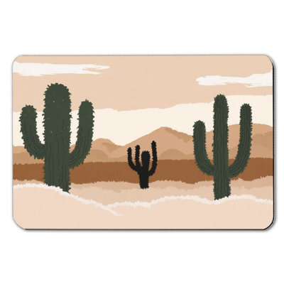 Tapis pour salle de bain Desert Cactus, 16 x 24 po