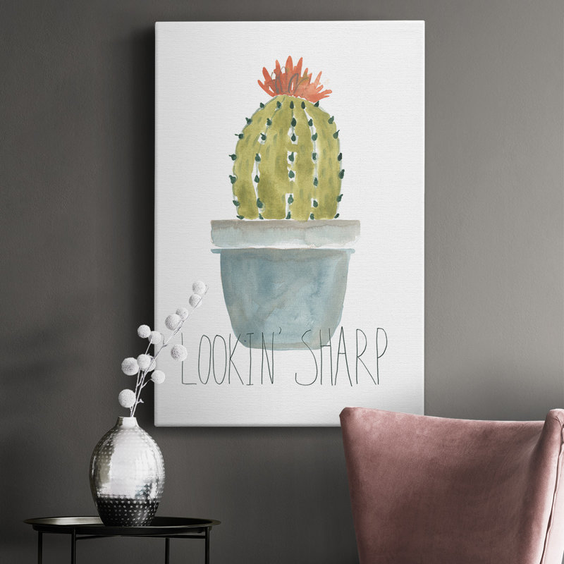 «Punny Plant II», reproduction sur toile tendue, L 12 po x H 18 po