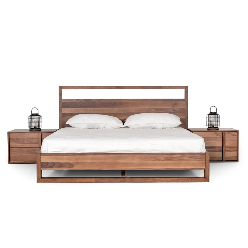 Alvarez 5-Piece Manufactured Wood Bedroom Furniture Set, Queen
