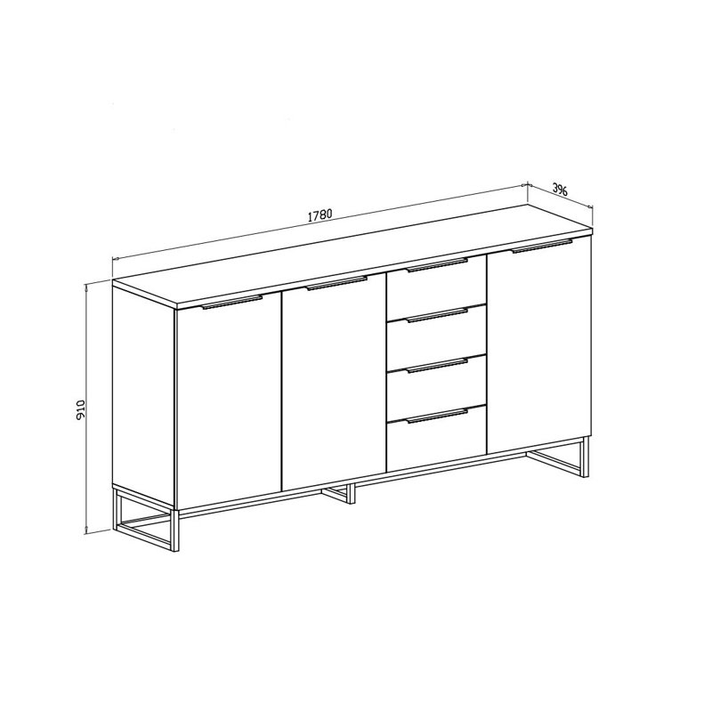 Clairette Sideboard